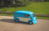 Morris JE electric van official images - static aerial