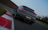 93 Porsche Cayenne GT 2021 official reveal cornering rear