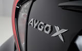 93 Toyota Aygo X 2022 official images rear badge 93 Toyota Aygo X 2022 official images rear badge