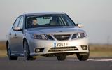 Saab 9-3 cornering