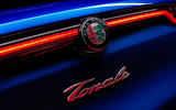 94 Alfa Romeo Tonale reveal 2022 rear badge 94 Alfa Romeo Tonale reveal 2022 rear badge