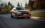 Audi RS Q8 2020 camo ride - track front