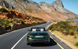 2021 BMW 4 Series Convertible official images - on the road rear 2021 BMW 4 Series Convertible official images - on the road rear