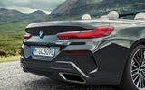 BMW 8 Series cabriolet 2018 official reveal - exhausts
