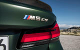 94 BMW M5 CS 2021 official reveal rear badge 94 BMW M5 CS 2021 official reveal rear badge