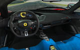 94 Ferrari Daytona SP3 official reveal dashboard 94 Ferrari Daytona SP3 official reveal dashboard
