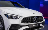 94 Mercedes AMG C43 2022 official reveal studio nose