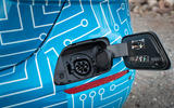 Mercedes-Benz E-Class 2020 prototype ride - charging plug Mercedes-Benz E-Class 2020 prototype ride - charging plug