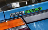 94 Nissan Sunderland Bluebird EV feature rear badge 94 Nissan Sunderland Bluebird EV feature rear badge