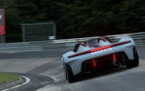 94 Porsche Vision Gran Turismo 2021 tracking rear 94 Porsche Vision Gran Turismo 2021 tracking rear