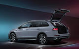 Volkswagen Golf Estate Mk8 Alltrak studio - rear Volkswagen Golf Estate Mk8 Alltrak studio - rear