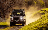 94 Land Rover Classic Defender Works V8 Trophy II sunset 94 Land Rover Classic Defender Works V8 Trophy II sunset