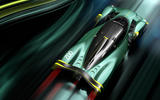 95 Aston Martin Valkyrie AMR Pro official reveal aerial 95 Aston Martin Valkyrie AMR Pro official reveal aerial