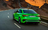 95 Audi RS3 2021 official reveal saloon hero rear
