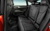 95 BMW 4 Series Gran coupe 2021 official reveal images rear seats