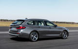 BMW 530i Touring 2020 facelift official images - tracking rear