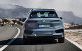 95 BMW iX prototype ride 2021 road rear