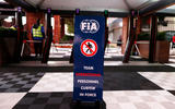 Holding a Grand Prix during a pandemic - pandemic sign