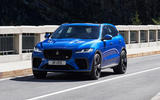 Jaguar F-Pace SVR MY2021 official reveal - on the road front Jaguar F-Pace SVR MY2021 official reveal - on the road front