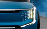 95 Kia EV9 concept studio static headlights