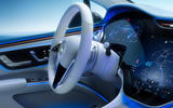 95 Mercedes Benz EQS interior official steering wheel 95 Mercedes Benz EQS interior official steering wheel