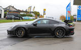 Porsche 911 GT3 prototype at Nurburgring - road side Porsche 911 GT3 prototype at Nurburgring - road side