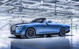 95 rolls royce boat tail 2021 official reveal studio front