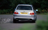 95 ubg bmw E46 3 Series cornering rear