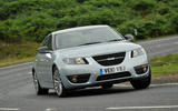 95 used buying guide saab 9 5 2021 cornering front