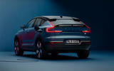 95 volvo c40 recharge 2021 official images static rear end