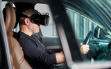 Volvo mixed reality simulator research - actual car