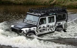 95 Land Rover Classic Defender Works V8 Trophy II water