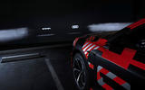 Audi E-tron Sportback prototype matrix headlights - logos
