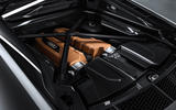 Audi R8 V10 Decennium official press images - engine cover