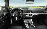 96 BMW 4 Series Gran coupe 2021 official reveal images cabin