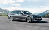 BMW 530i Touring 2020 facelift official images - tracking front