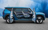96 Kia EV9 concept studio static side doors open 96 Kia EV9 concept studio static side doors open