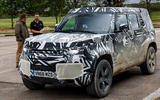 2020 Land Rover Defender prototype ride - Matt Saunders speaking front