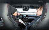 Mercedes-AMG A45 2019 prototype ride - Greg Kable passenger
