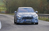 Mercedes-AMG C53 2021 spy images - tracking nose