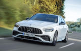 96 Mercedes AMG C43 2022 official reveal tracking front