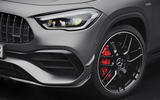 Mercedes-AMG GLA 45 S 2020 official press images - lights and alloys