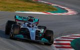 96 Mercedes F1 2022 corner