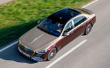2021 Mercedes-Maybach S-Class official images - hero aerial