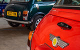 96 Mini to electrify classics official 2022 rear badge