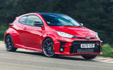 96 new GR Yaris vs used R8 cornering Yaris
