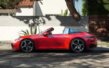 Porsche 911 Targa 992 official images - static side