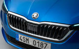 Skoda Scala 2019 official reveal - studio front grille