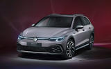 Volkswagen Golf Estate Mk8 Alltrak studio - front Volkswagen Golf Estate Mk8 Alltrak studio - front