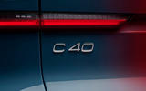 96 Volvo C40 Recharge 2021 official images rear badge